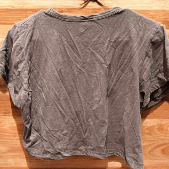 American choppers Gray Los Angeles Graphic Crop Top LARGE - Picture 4 of 6